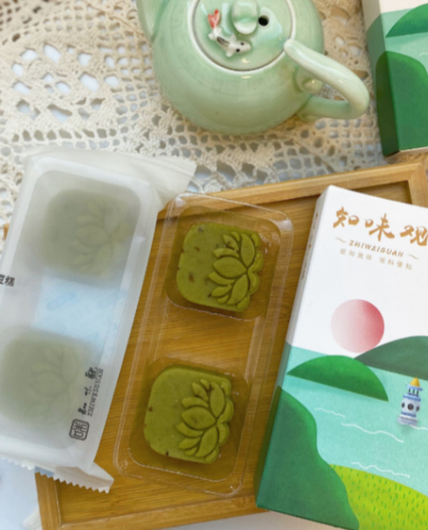知味观杭州特产小吃芡实糕青团条头糕中式糕点心绿豆糕零食小吃7 图片 6