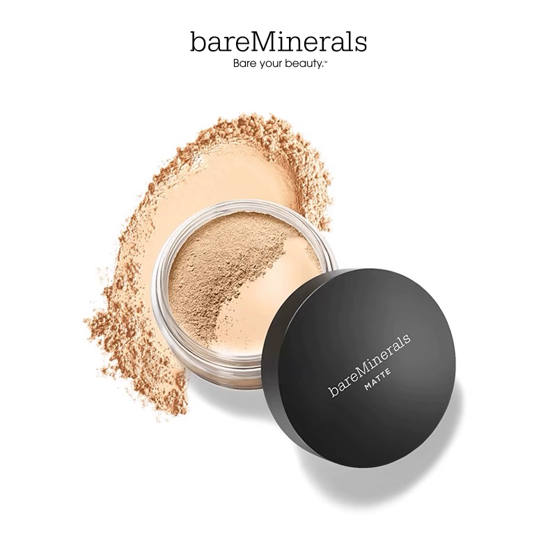 bareMinerals贝茗美国哑致活肤矿物粉底油皮亲妈持久不脱妆遮瑕