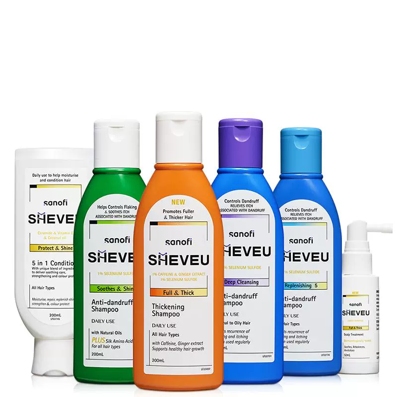 【二硫化硒】去屑控油蓬松止痒洗发露澳洲进口SHEVEU赛逸洗发水