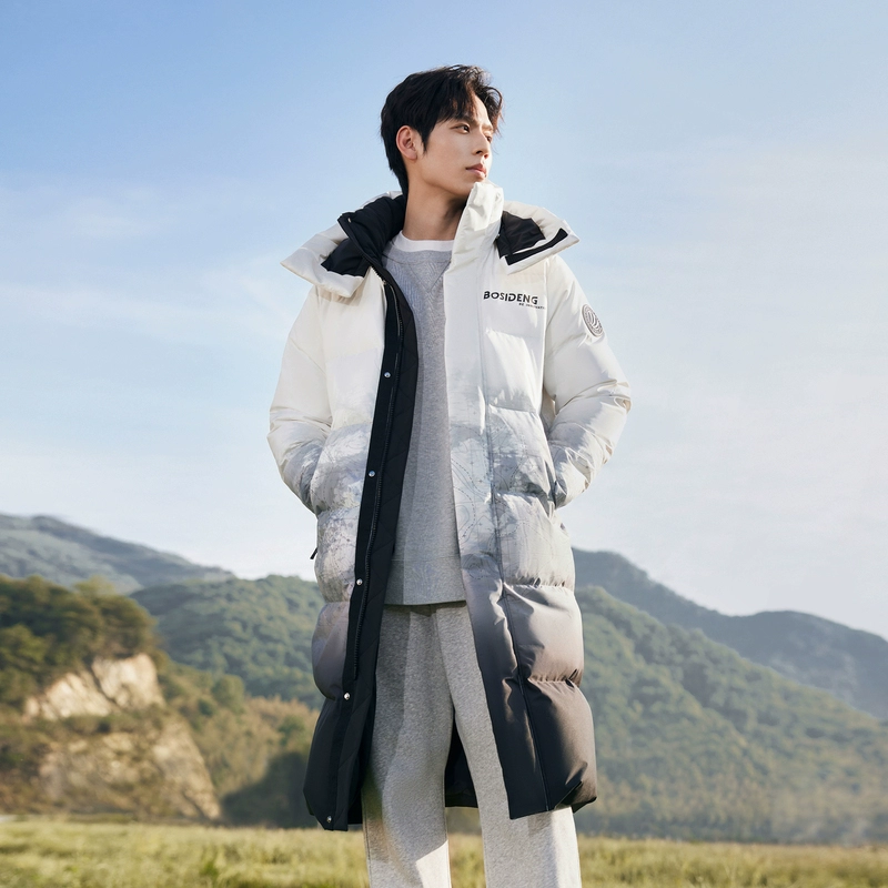 【推荐】 波司登中长羽绒服男女同款保暖羽绒服冬季新年红色外套