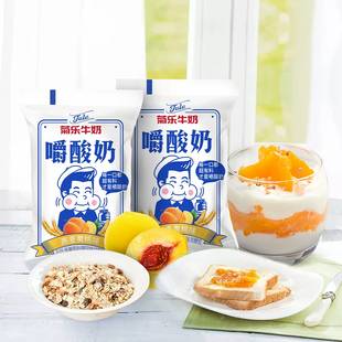 【4月产】菊乐燕麦嚼酸奶170g*12袋