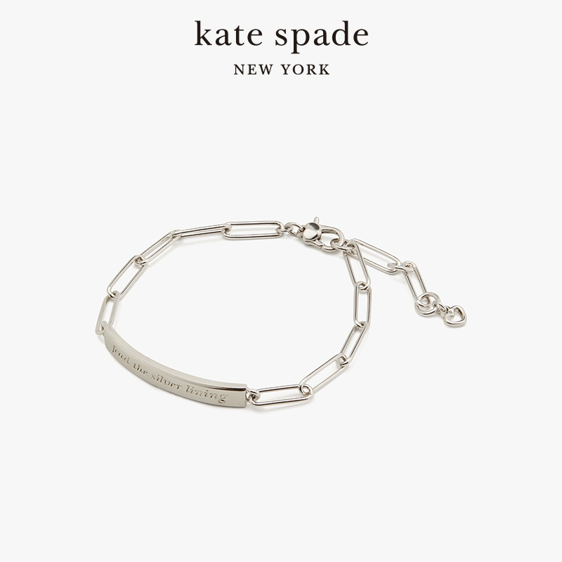 【2024新款】kate spade ks Idiom Bracelet内里铭牌手链手环女