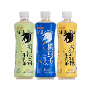 【叶一茜直播】香飘飘新品正装瓶装牛乳茶500ml*6瓶即饮低糖奶茶