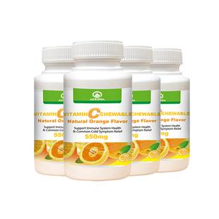 【自营】AURINDA维生素C咀嚼片vc增强免疫力提高免疫维生素c90片