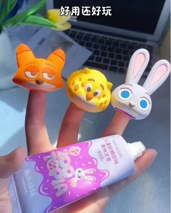 疯狂动物城x兔头妈妈儿童牙膏儿童抗糖防蛀牙膏防蛀牙防龋齿含氟 图片 6