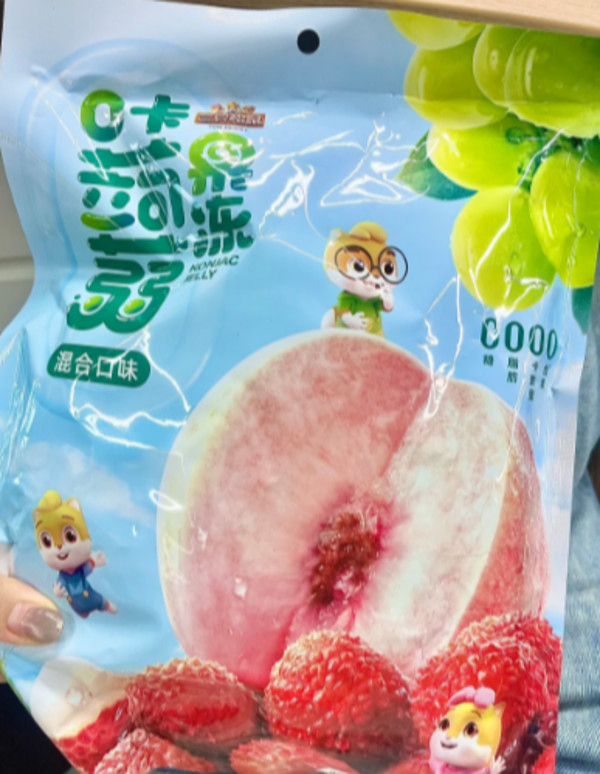 【三只松鼠_混合蒟蒻果冻】魔芋0糖0脂0卡解馋小吃零食儿童下午茶 图片 4