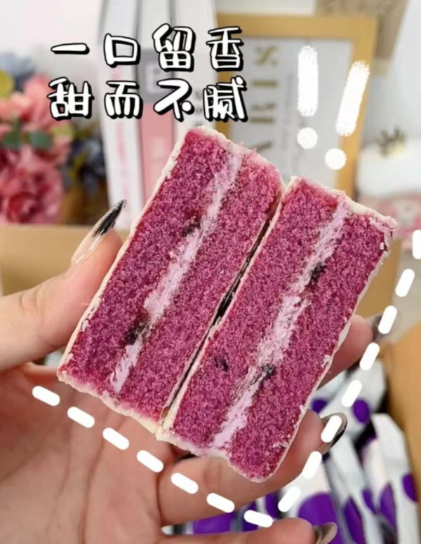 【唇动】黑巧克力派夹心蛋糕点零食食品营养学生早餐速食面包整箱 图片 5