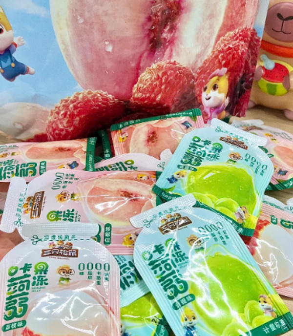 【三只松鼠_混合蒟蒻果冻】魔芋0糖0脂0卡解馋小吃零食儿童下午茶 图片 5