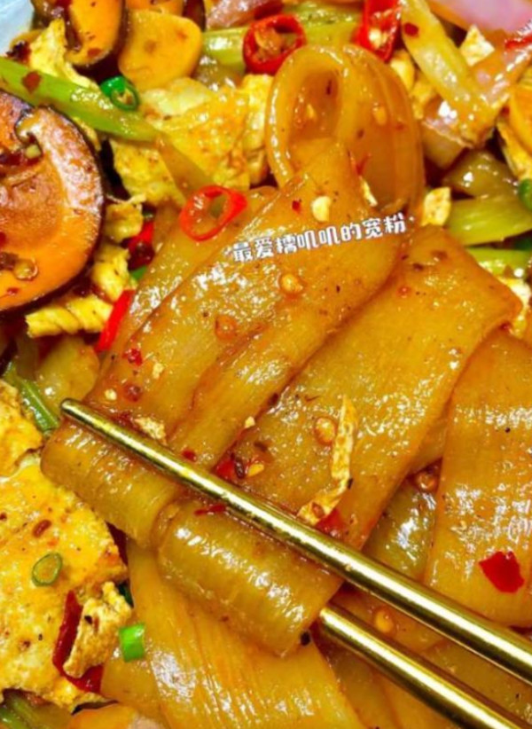 大龙燚100g火锅粉川粉宽粉条火锅食材流汁宽粉速食免泡即煮懒人粉 图片 4