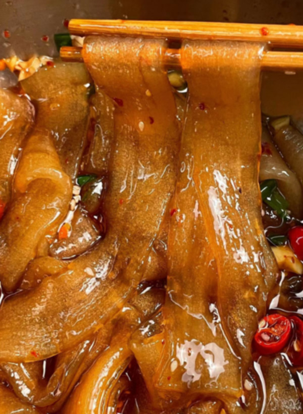 大龙燚100g火锅粉川粉宽粉条火锅食材流汁宽粉速食免泡即煮懒人粉 图片 5