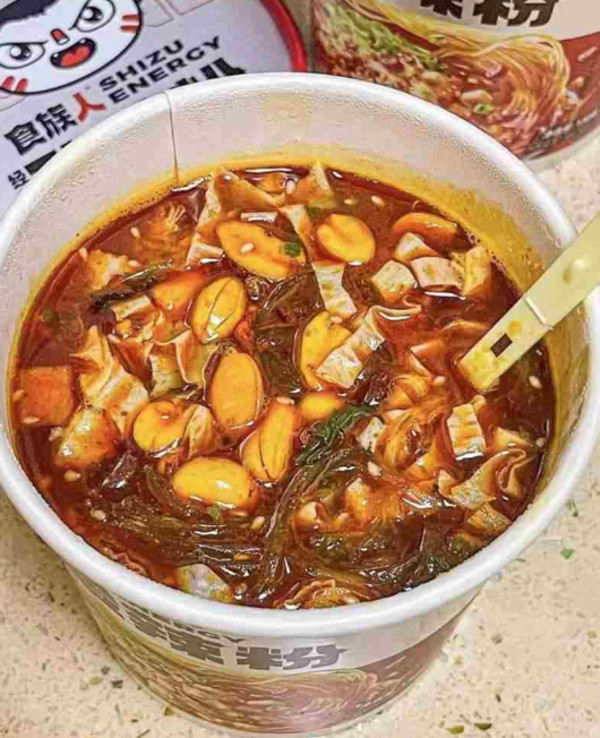 食族人酸辣粉泡椒米线香菜红薯粉丝重庆方便速食桶装官方旗舰店 图片 4