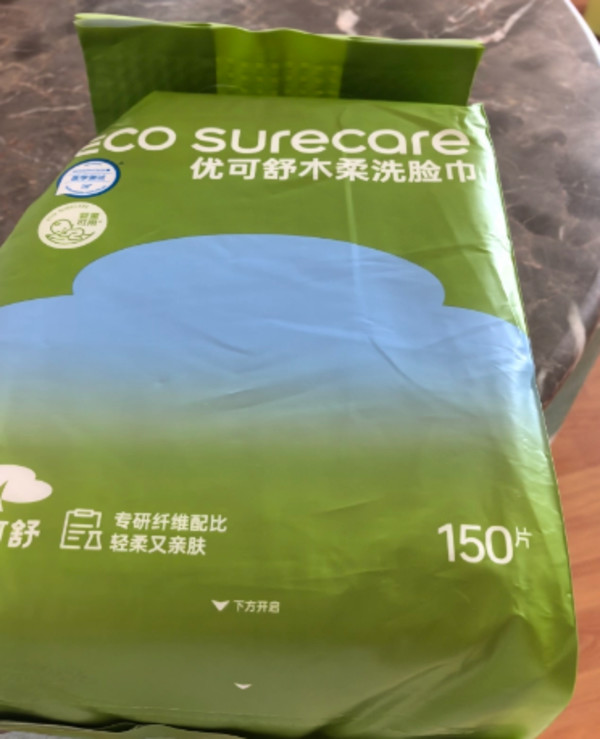 150抽优可舒医护级敏肌悬挂式洗脸巾母婴棉柔巾一次性洁面擦脸巾1 图片 6