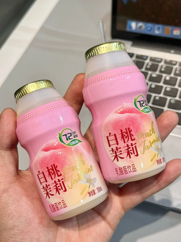 优乐多白桃茉莉益生菌乳酸菌含乳早餐饮品料整箱100mlx20瓶 图片 6
