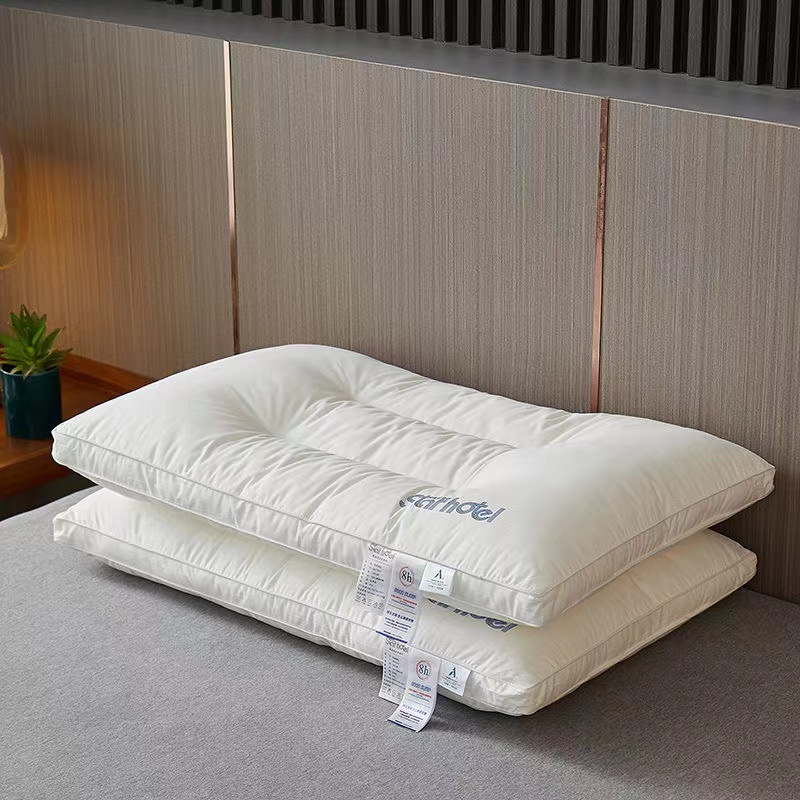 全棉枕芯家用护颈椎枕头成人助睡眠超柔低枕宿舍枕酒店抗菌枕