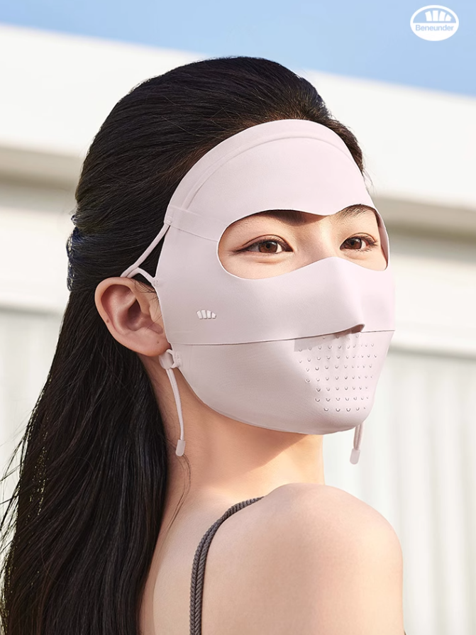 蕉下全脸防晒面罩AL350女遮阳口罩脸基
