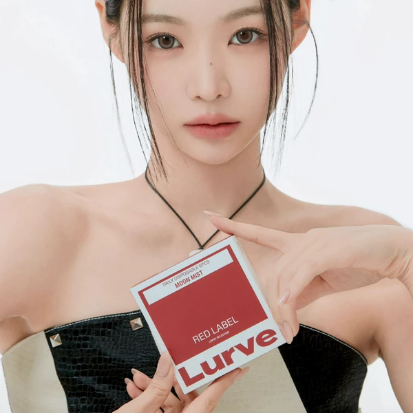 【领券下单】 Lurve美瞳红标系列日抛彩色隐形眼镜6片装大小直径