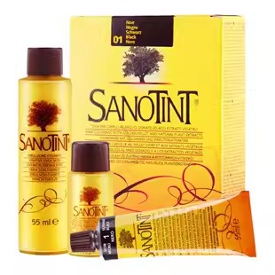 意大利Sanotint染发剂圣丝婷植物染发膏进口圣诗婷孕妇可用在家染