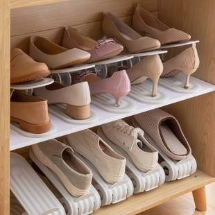【2个】家用鞋子收纳神器折叠鞋托省空间免打孔双层可调鞋架