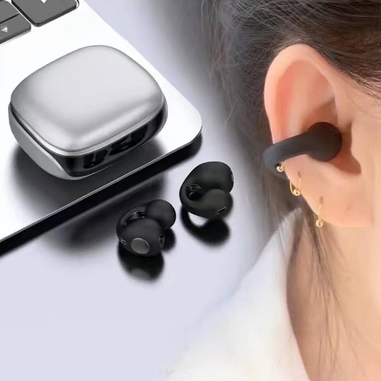 JX80无线骨传导夹耳式蓝牙耳机降噪私模大电量耳机无延迟耳机