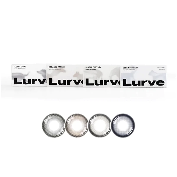 【入会领券】Lurve美瞳半年抛大小直径精品系列彩色隐形1片装*2