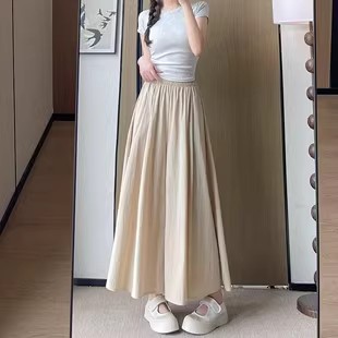 【拉夏贝尔】2024新款高腰显瘦山本裙裤