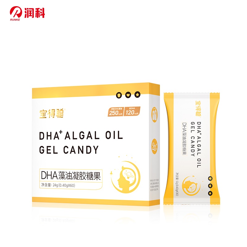 老爸抽检专用推荐润科宝得聪dha海藻油 宝宝dha婴儿儿童dha婴幼儿