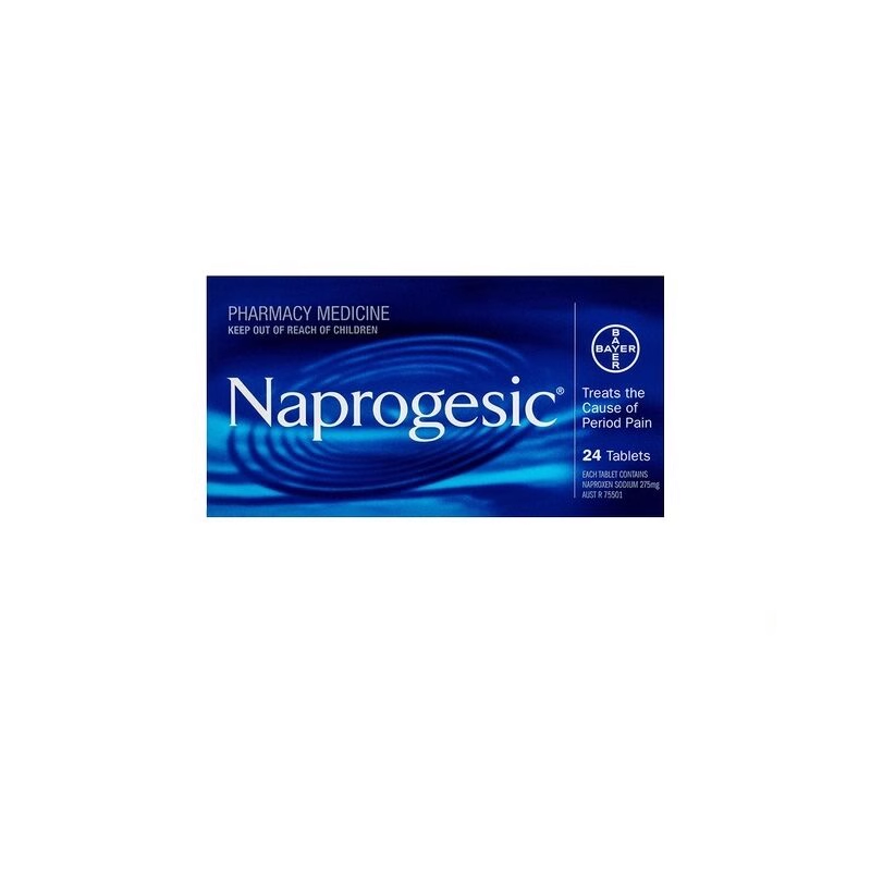 Naprogesic拜耳痛经小蓝片萘普生止痛药生理期姨妈头痛止疼缓解片