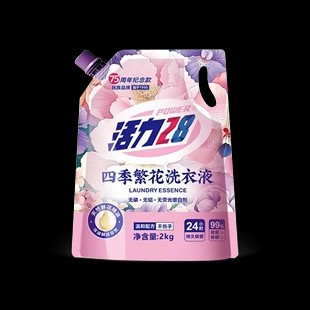 【新品】活力28 四季繁花洗衣液  鲜花精油持久留香