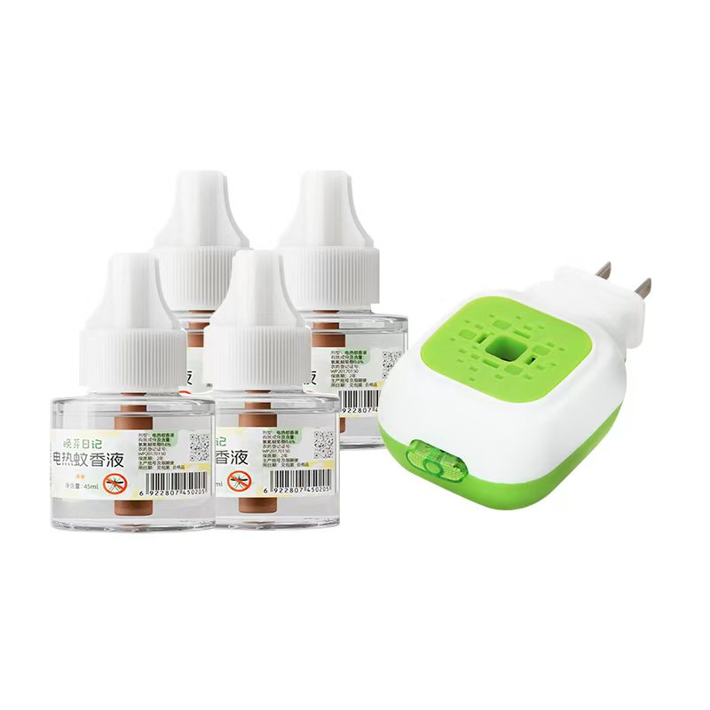 晚芽日记电蚊香液无味婴童夏季驱蚊补充加热防蚊神器3液1器