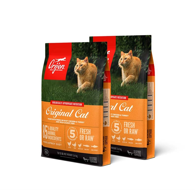 【加购享优惠】ORIJEN渴望爱猫室内伴侣猫粮成猫幼猫鸡肉无谷进口