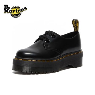 Dr.Martens马丁博士Holly英伦女秋季舒适百搭休闲气质圆头德比鞋