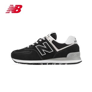 New Balance NB官方正品男女情侣款复古百搭黑色休闲鞋ML574EVB