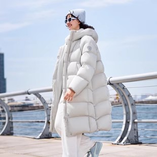 【高充绒】坦博尔羽绒服女款冬季2025新款中长款加厚休闲时尚外套