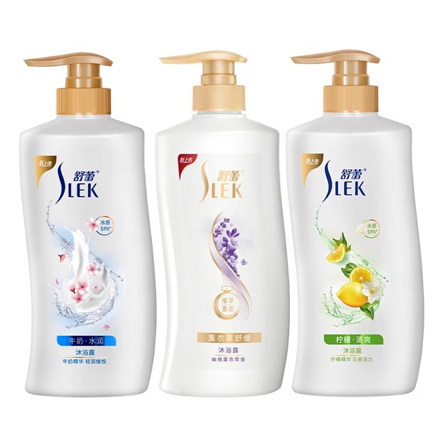 舒蕾水润牛奶沐浴露无皂基温和清洁清爽柠檬舒缓香氛薰衣草