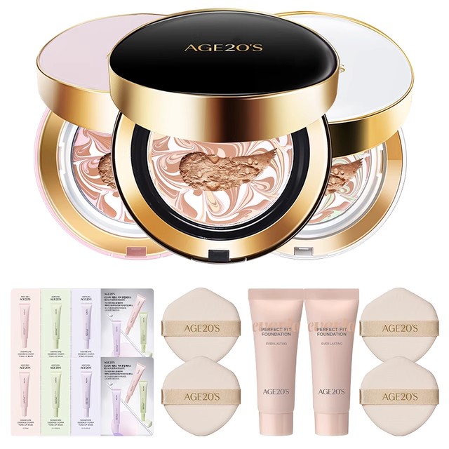 爱敬气垫官方旗舰店遮瑕持久不脱妆干皮水润防晒粉底控油正品韩国