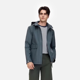 AIGLE艾高男士外套GORE-TEX冲锋衣功能面料防风防水透汽夹克上衣