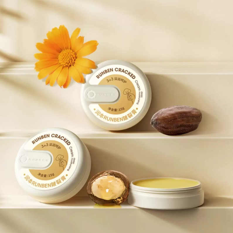 润本皴裂膏脚后跟干裂修复霜龟裂防脚底开裂滋润保湿护手足皲裂膏