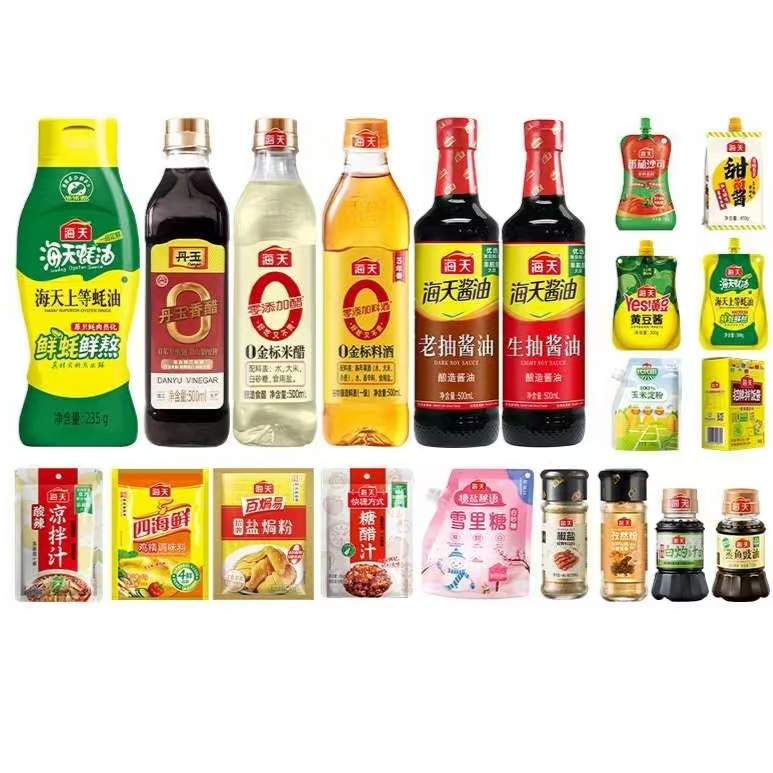 海天生抽老抽酱油蚝油鸡精醋拌饭酱番茄酱卤料包烧烤调味料