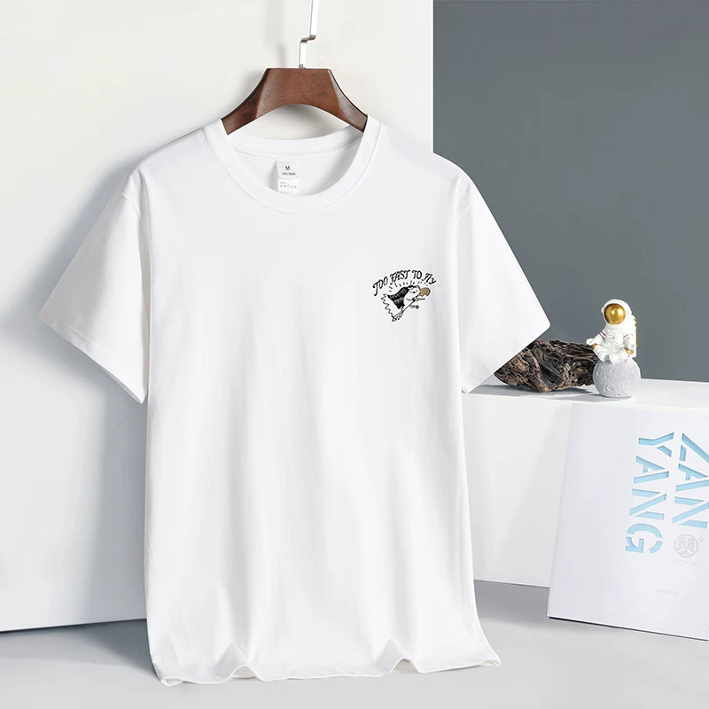 DESSO纯棉短袖男T恤2026新款百搭重磅宽松上衣夏季美式潮牌半袖