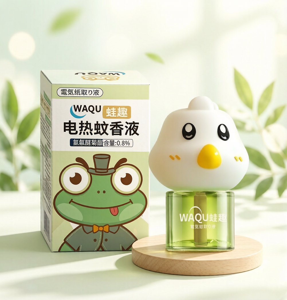 蛙趣电蚊香液电热驱蚊液水无味家用电蚊香器插电式补充液驱蚊神器
