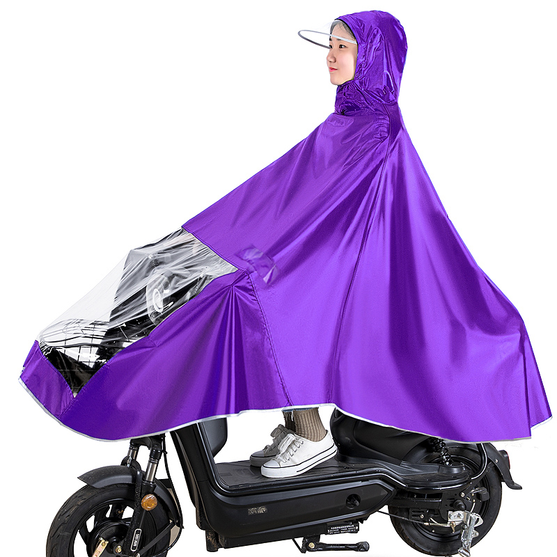 雨衣电动摩托电瓶车加厚单人双人男女长款全身防暴雨雨披2021新款