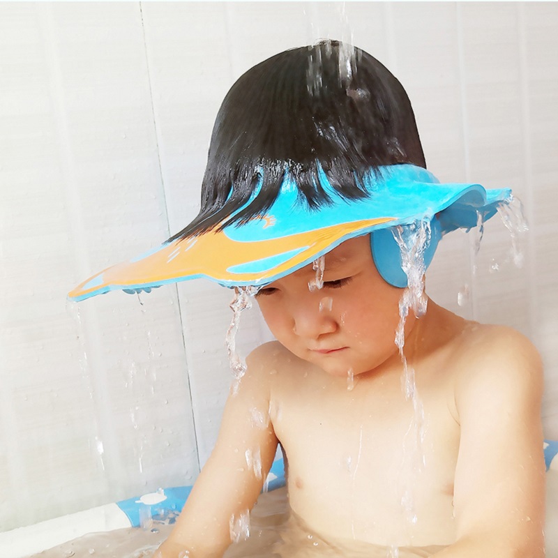 宝宝洗头神器护耳洗头帽可调节婴儿童小孩幼儿防水洗澡洗发帽浴帽