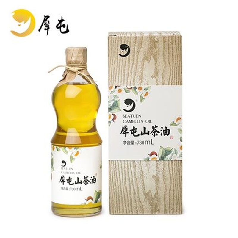 犀屯山茶油油茶籽油730ml礼盒装野生压榨食用茶树油食用油