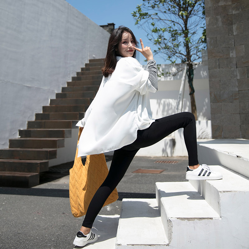 魔术黑色打底裤女裤外穿春秋冬紧身2020新款高腰显瘦百搭铅笔小脚