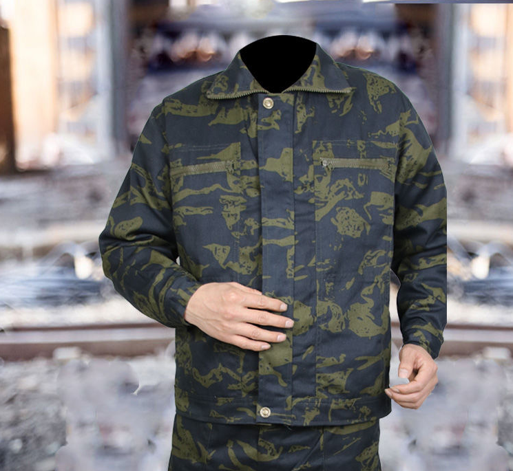 黑鹰迷彩服套装男秋冬加厚工装建筑工地耐磨电焊服劳保工作服厂服