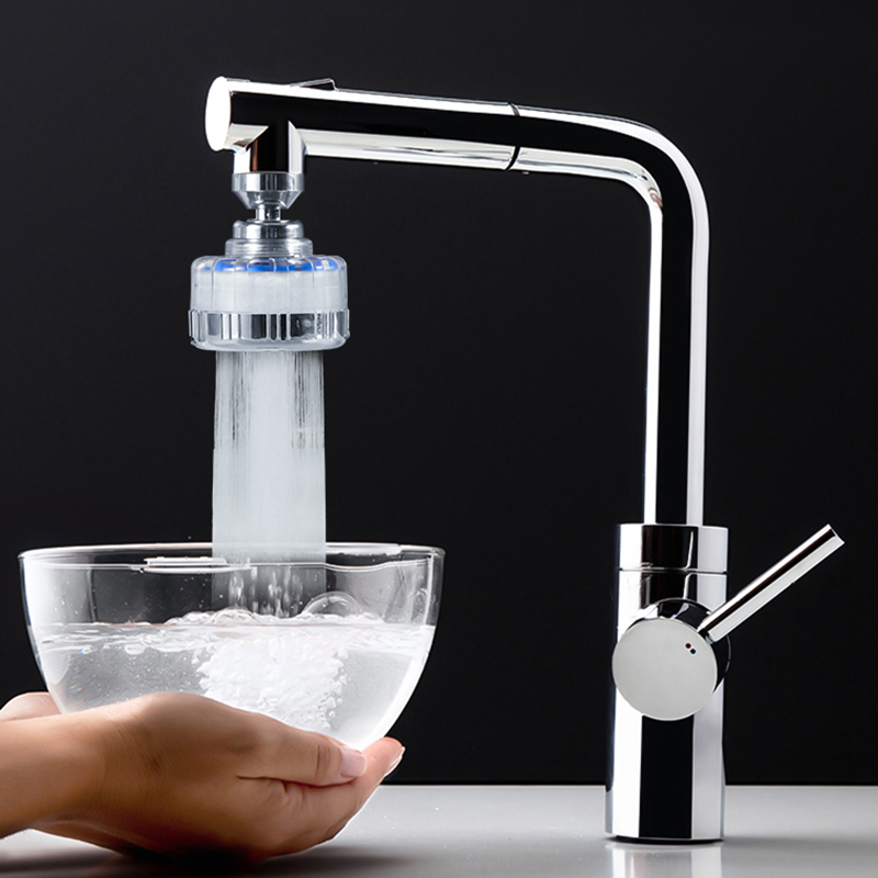 水龙头过滤器防溅头水嘴加长延伸器家用浴室厨房自来水净水花洒头