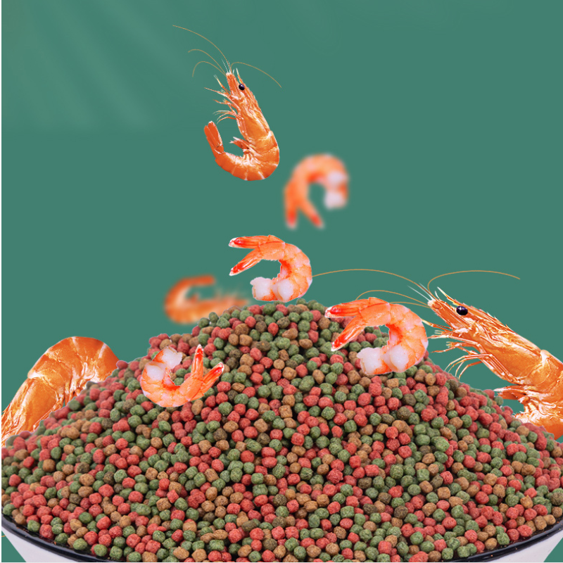 魚食錦鯉金魚通用型飼料不渾水蝦紅素小顆粒家用觀賞魚糧增色專用