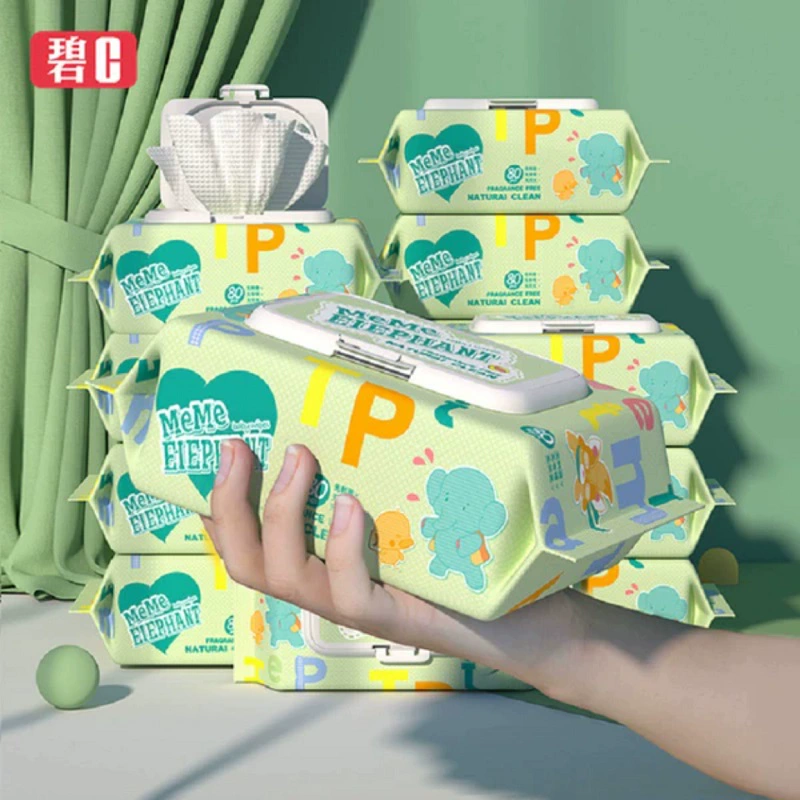 碧c婴儿湿巾纸新生儿宝宝手口专用家庭实惠大包装特价厕纸湿纸巾