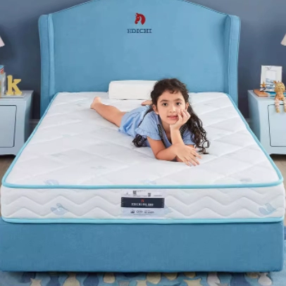 【烈儿】慕思天然乳胶护脊弹簧儿童床垫正品