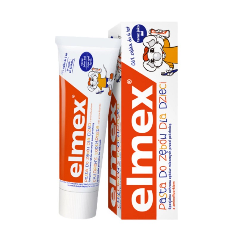 elmex艾美适0-6岁儿童牙膏护齿进口含氟宝宝防蛀